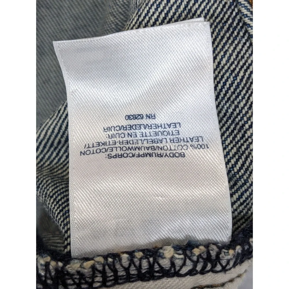 Lands End Square Rigger Mens Jeans Size 40 x 28.5 Traditional Fit Cotton Blue
